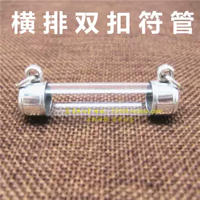 Thailand horizontal row double buckle tube tower solid shell Buddha shell stainless steel transparent tube sign shell