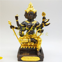 Thailands original temple please worship type four-sided Buddha statue Lucky wisdom right Buddha card shell Buddhist supplies