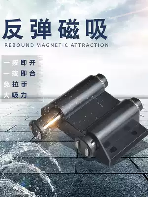 German brand double door rebound magnetic touch cabinet door magnetic suction wardrobe overall cabinet invisible door touch bead door suction rebound device