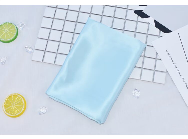 Doudou lụa gối lụa đơn đoạn lụa gối khăn Beauty Độc miễn phí vận chuyển - Khăn gối khăn choàng gối