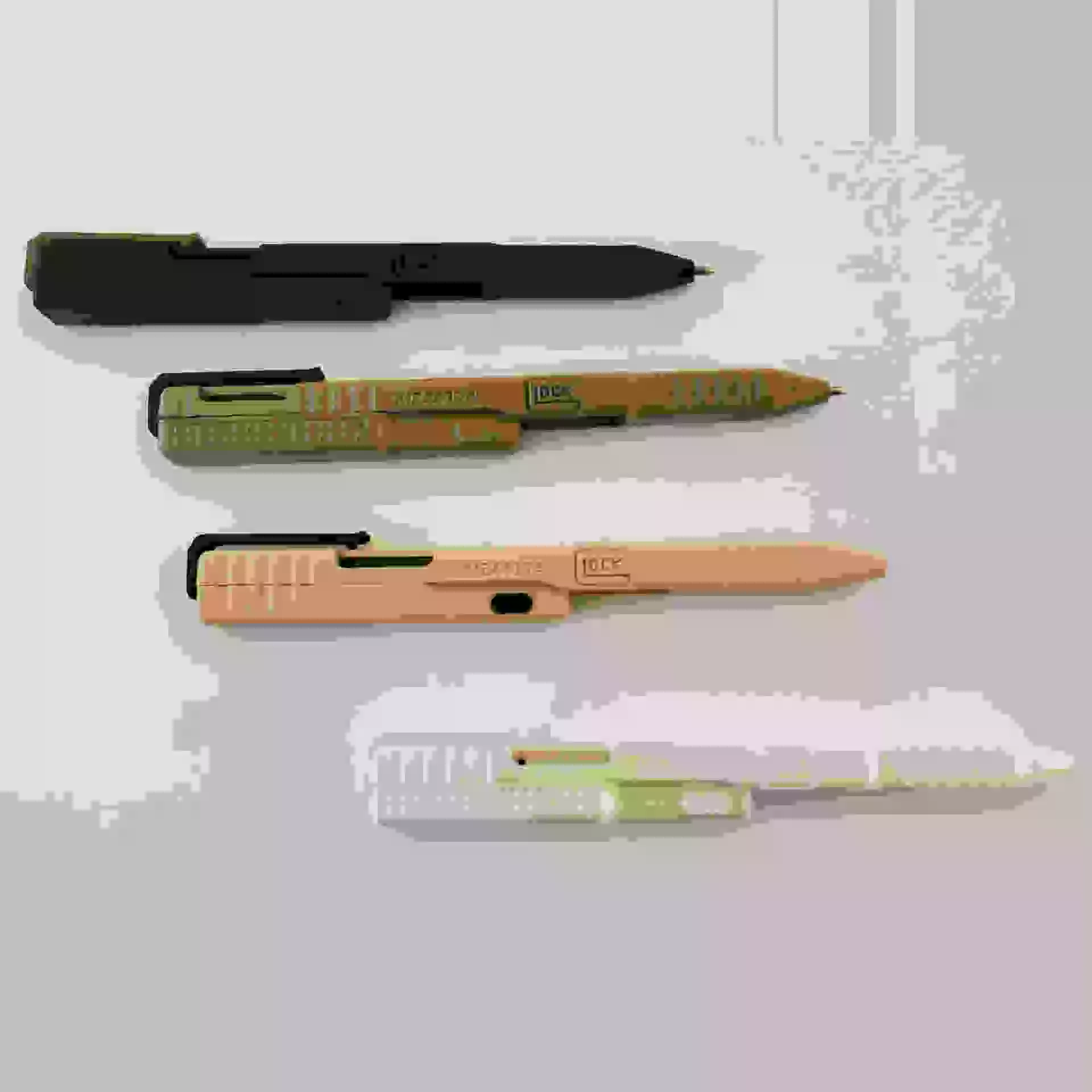 Glock, пенал, шариковая ручка, роллербол ручка, пуля, коробка хранения