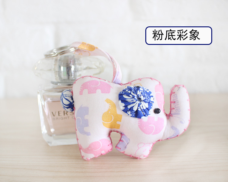 Tháng Mười Mới Authentic Bangkok Bangkok nantita Voi dễ thương Keychain Baby Baby Mặt dây chuyền Quà tặng ví nam da thật