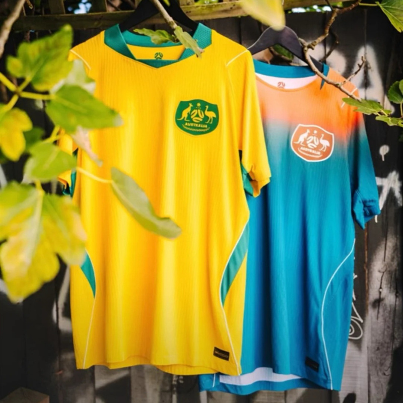 Australia 2026 Home Short-Sleeved Fan Version Jersey 20 Walpato 3 Siquati 5 Bos Football Uniform for Men