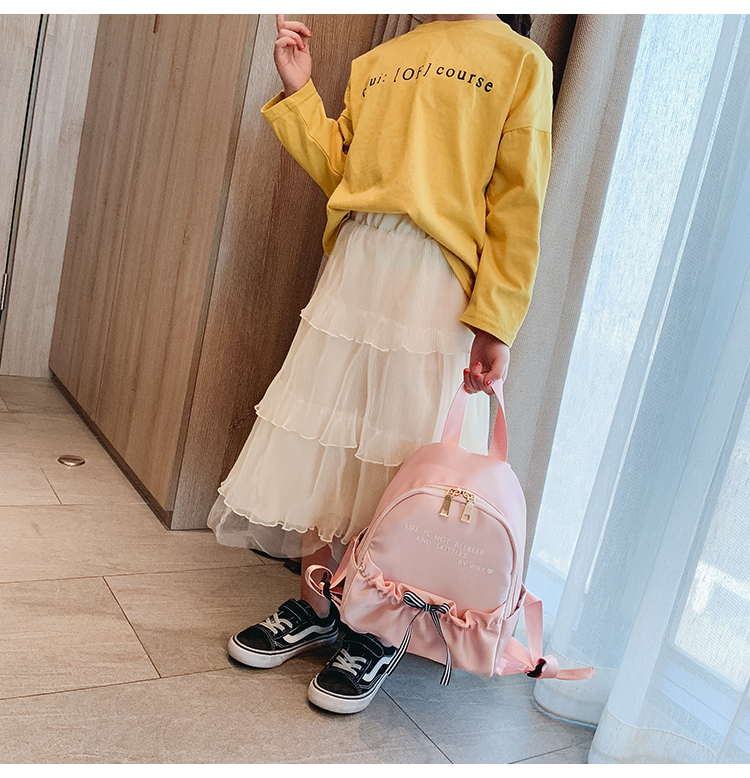 Ba lô du lịch nhẹ mẫu giáo bé gái mẫu giáo túi trẻ em công chúa cô gái dễ thương thời trang ba lô thủy triều - Túi bé / Ba lô / Hành lý cặp đi học trẻ em