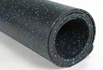 Gym floor tile rubber mat sports floor dumbbell buffer force area plastic floor shock-absorbing sound insulation rubber pad