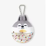 Мультяшный милый цифровой пончик, брелок, плюшевая кукла, подвеска