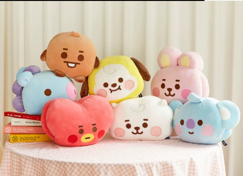 Детская мультяшная подушка, мягкая кукла для сна