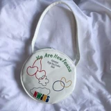 Новая сумка для джинсов Корейскую женскую группу концерт ковбойской девушки вокруг маленькой круглой сумочки для печати мешков