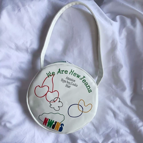 Новая сумка для джинсов Корейскую женскую группу концерт ковбойской девушки вокруг маленькой круглой сумочки для печати мешков