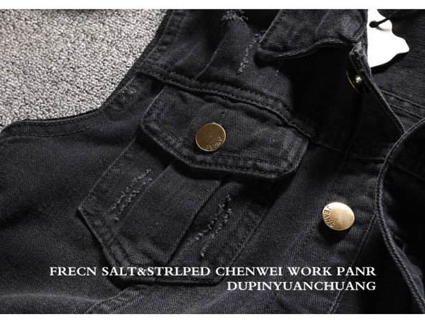Phiên bản tiếng Hàn mới của vest denim mỏng Áo vest nam dành cho nữ thanh niên vest denim giản dị - Dệt kim Vest áo len nam hàn quốc