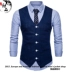 Văn học lanh thường vest vest nam mỏng phần kinh doanh mỏng đơn giản vest không tay cotton và lanh phù hợp với vest áo chi lê Áo vest cotton