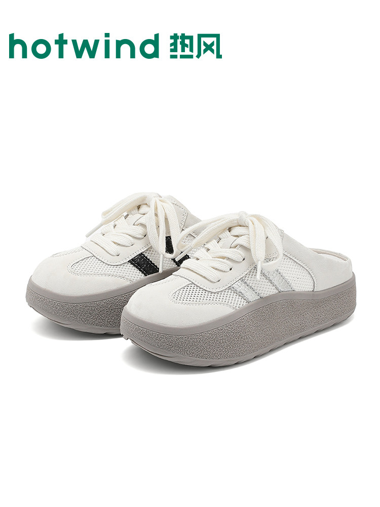 Hot Wind Moral Training Baotou Slippers for Women Spring and Summer Retro Versatile Outerwear Lazy One-Foot Mesh Comfortable Slippers