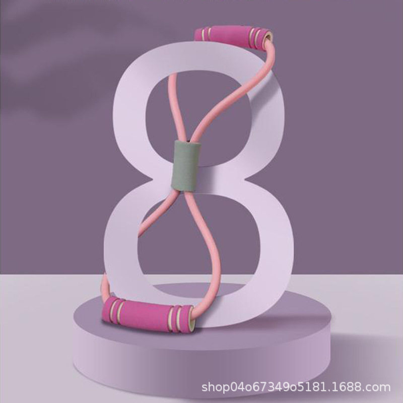 Eight - word tensile yoga elasticity with housefitness woman open shoulder - neck stretching equipment 8 - word string