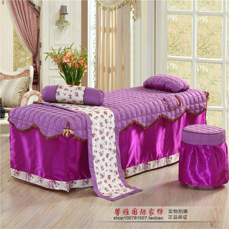 Vẻ đẹp trải giường bốn bộ của bông rửa sạch bông cotton chà nhám vẻ đẹp salon massage cơ thể trải giường