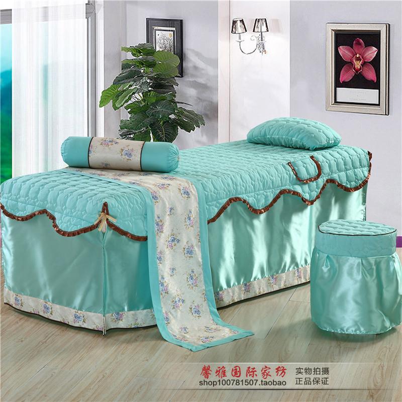 Vẻ đẹp trải giường bốn bộ của bông rửa sạch bông cotton chà nhám vẻ đẹp salon massage cơ thể trải giường