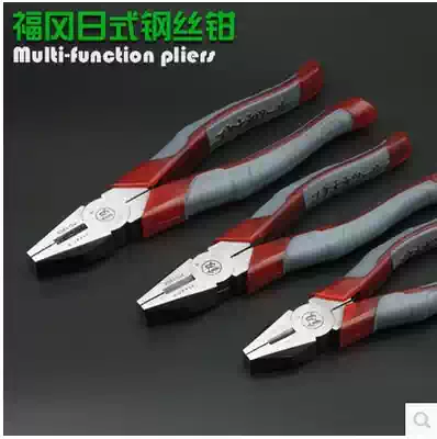 Fukuoka tool high quality alloy steel industrial grade 678 inch flat pliers pliers pliers