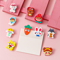Cartoon animal transparent clip 100 cute student diy photo decoration small clip girl message clip