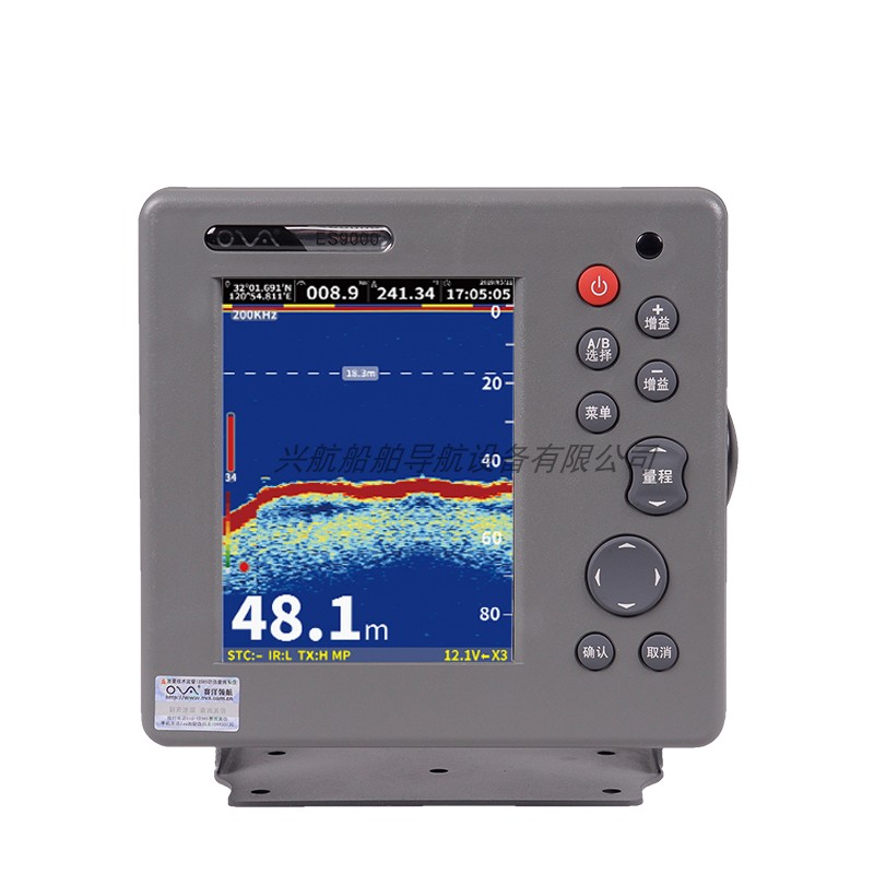 Original Dress New Pint Racing Ocean ES9000-06 Meters Depth Gauge Sound Sonar Ultrasonic Detector 500M CCS Certificate 6 inches