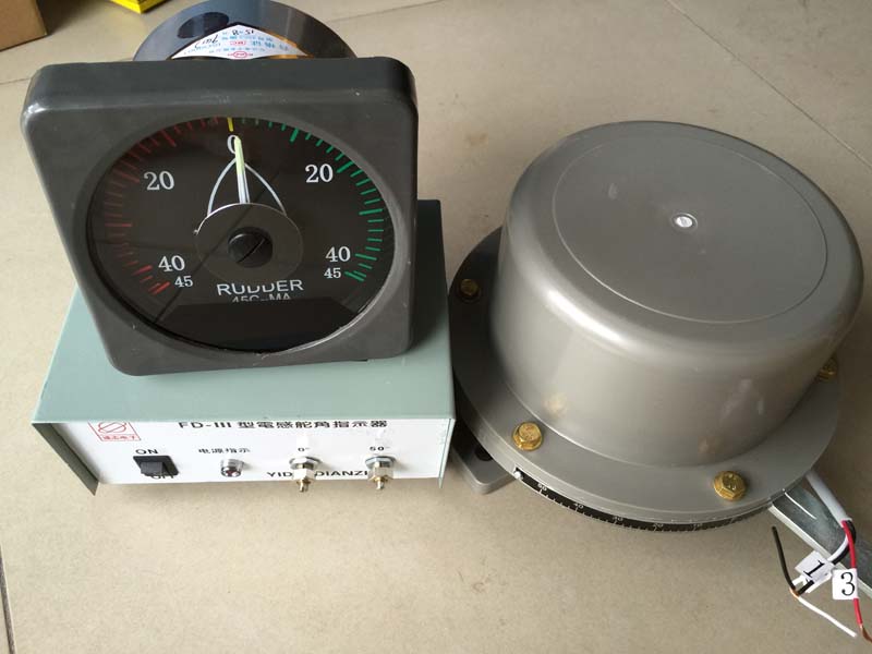 Marine inductive rudder angle generator, hydraulic servo indicator, power box, three-piece set rudder angle with rudder angle gauge