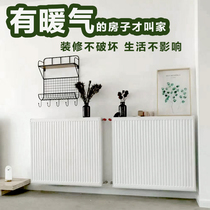 Chongqing copper-aluminum composite radiator household whole house heating equipment plumbing wall-mounted bright and dark water heating boiler