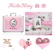 HelloKitty máy hoạt hình gia đình với 42 kích thước trung bình lớn pha lê 40 còng tay lớn quà mạt chược - Các lớp học Mạt chược / Cờ vua / giáo dục