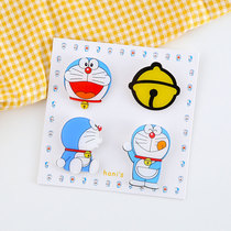 ins net red Korean little girl bear puppy Flower brooch Coat pin decoration cartoon cute rabbit badge