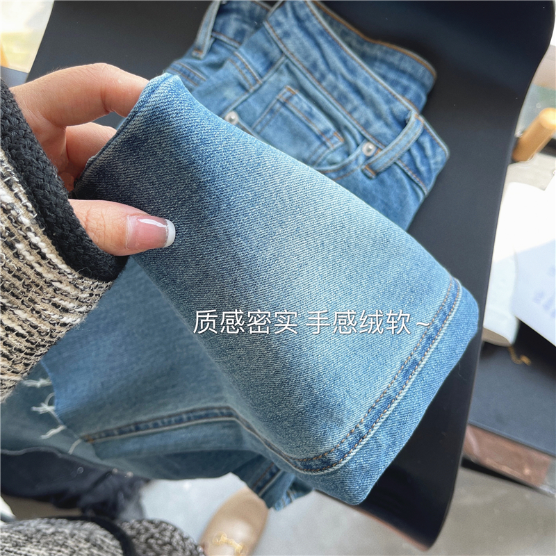 It's so good to wear ~ the texture is too much looser to be thin and thin, 90% pants jeans and women little straight pants.