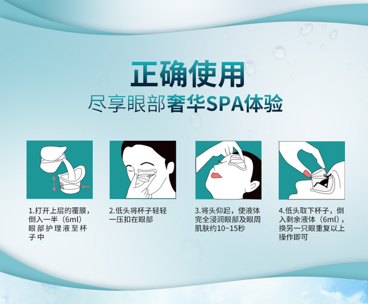 Xem một thế giới rõ ràng hơn!萱 肌 眼 眼 护理 液 清洁 护理 杯 bioaqua mặt nạ mắt