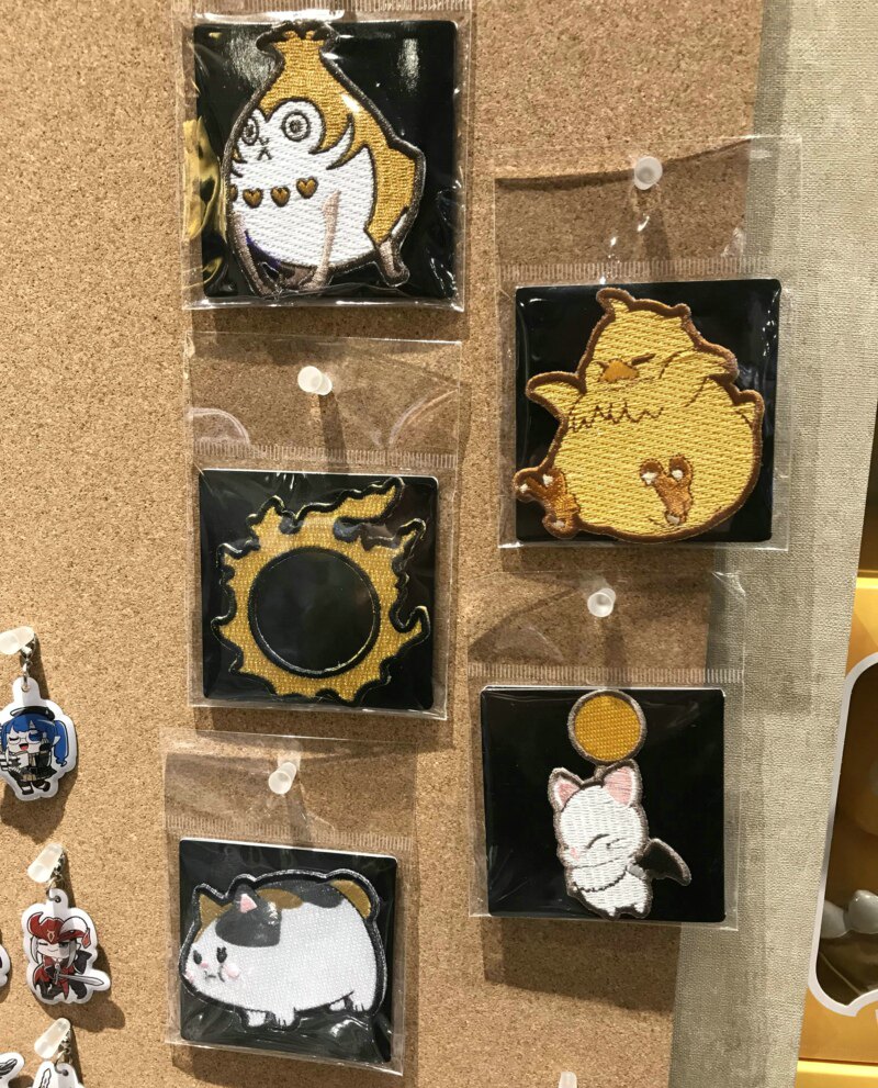 Spot Space Warrior 14 Landline Bird Moguli Cat Small Fat Embroidery Badge FF14 Perimeter