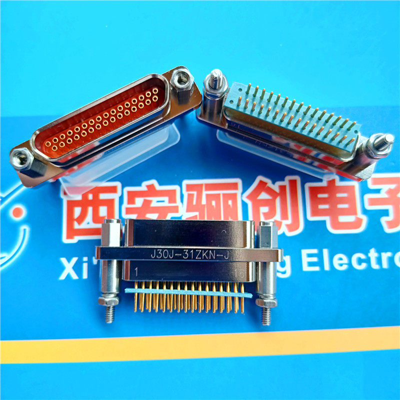 Plug-in J30J-31ZKNP5-J in-line J30J-31ZKNP5 bent needle J30J-31TJL connector
