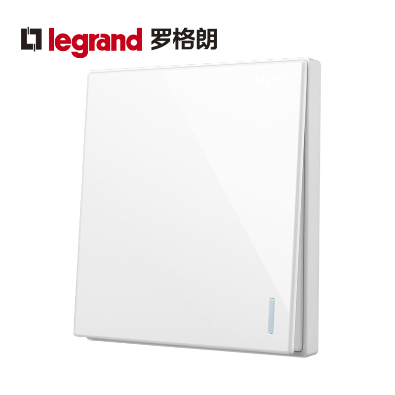 Roğlange switch socket panel Sclassic white open two open single-control switch double switch home power supply