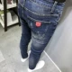 3819-9 те же синие укороченные штаны с той же моделью