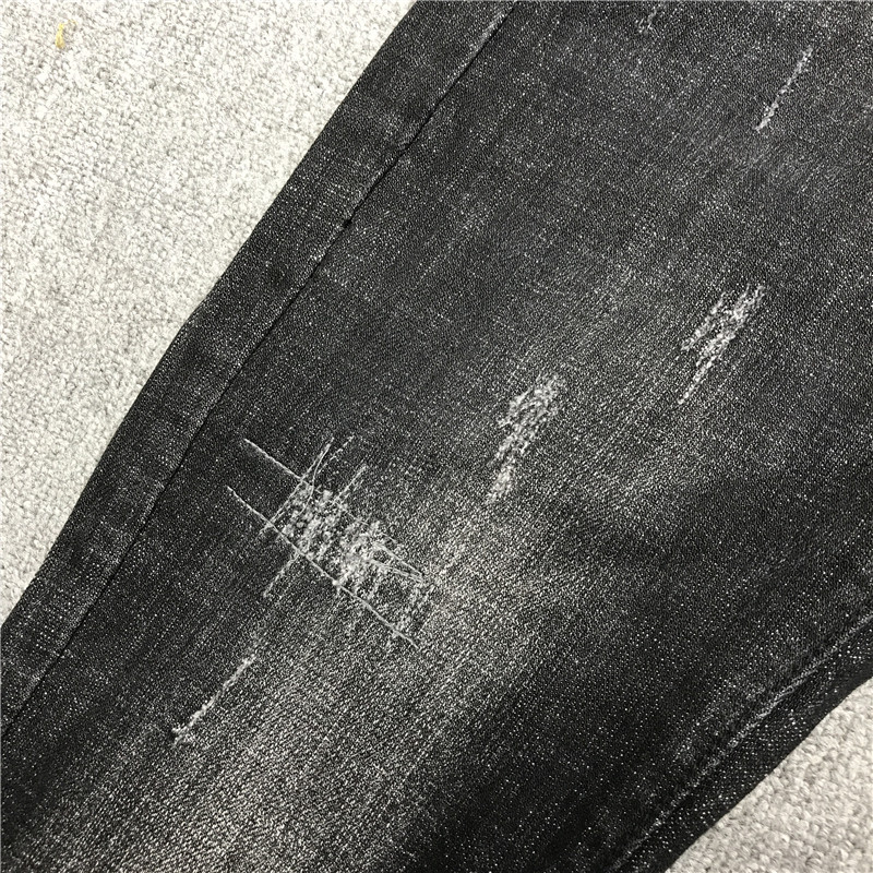 A trendy man in the autumn and winter season, with a new style of slimming, embroidered cat whiskers, black skinny jeans, a socially spirited young man, and a Kuaishou Internet celebrity pic 13