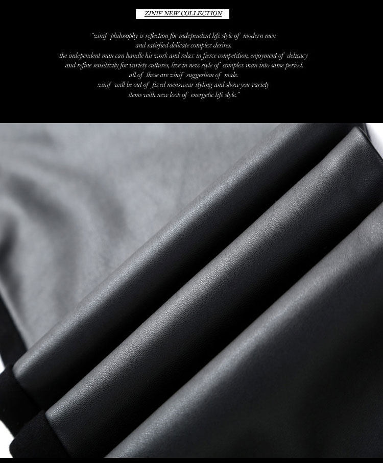 Pantalon cuir homme serré pour hiver - Ref 1489117 Image 19