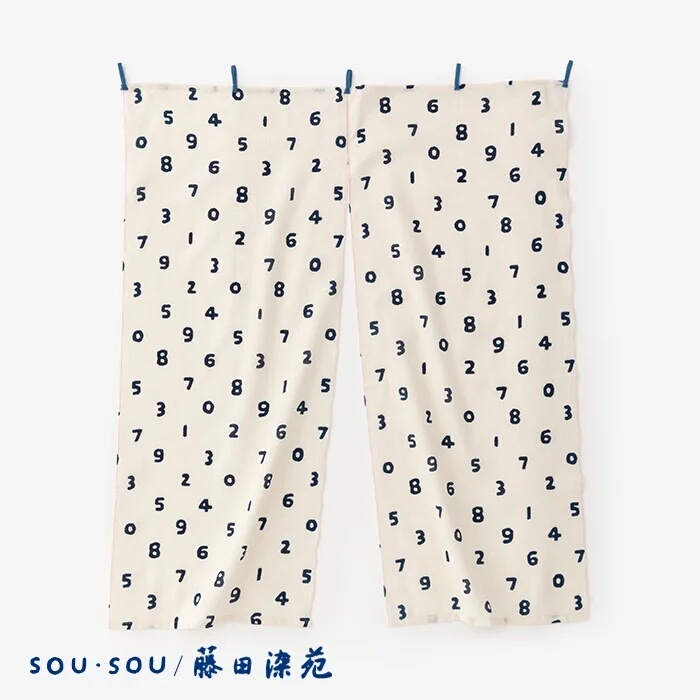 [Not in Stock] Japanese Sousou Yimu Cotton Hand Towel Home Decorative Door Curtain