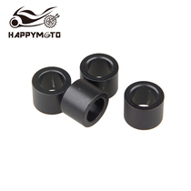 Happymoto CNC Moto retrofit with universal black spray sand alumina alloy cushion inner hole 8MM