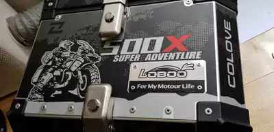 Yuntu sticker Kaiyue 500X Luo Luo LOBOO aluminum alloy film side box reflective patch