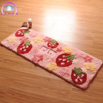 Hengyas floor mat bedroom bed front mat strawberry door mat mat bathroom non-slip mat kitchen floor mat porch acrylic