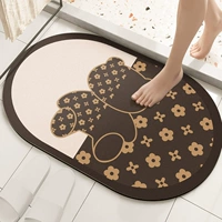 Имитация Diatom Mud Mife Pad Door Door, Anty -Slip, ванная комната водопоглощения, ванная комната, ванная комната для туалетной прокладки прилив прилив
