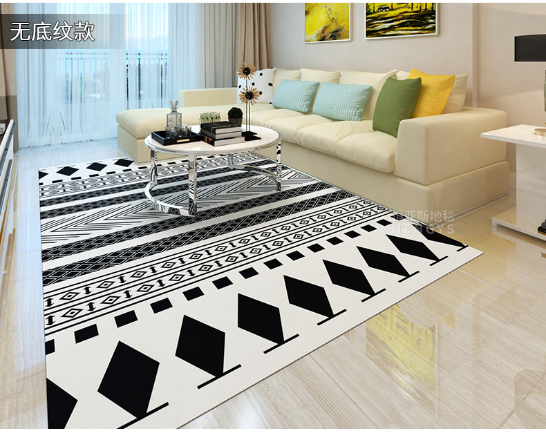 Bắc Âu thảm phòng khách sofa bàn cà phê mat hiện đại mạng đỏ ins đơn giản phòng ngủ đầu giường đầy đủ cửa hàng phòng tùy chỉnh - Thảm thảm cuộn
