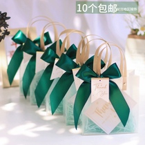 Transparent gift bag pvc portable transparent opening birthday gift gift box portable souvenir children gift bag