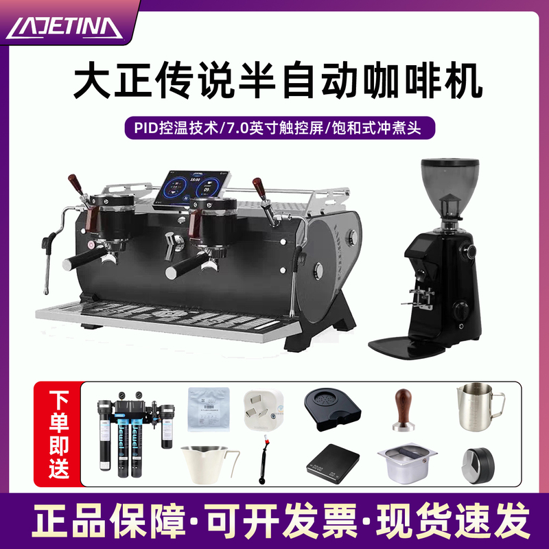 Taisho Ladetina/Ladetina Legendary Dual-Head Commercial Semi-Automatic Coffee Machine with Saturated Brewing Head Taisho Ladetina/Ladetina Legendary Dual-Head Commercial Semi-Automatic Coffee Machine with Saturated Brewing Head