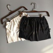 Sleepers Summer Shorts Silk Lace Sexy Silk Satin Shorts Thin Lace Windness Ice Filar Walk Safety Pants