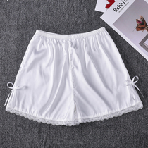 Home pants female summer shorts silk spring and autumn home pants satin loose thin thin pieces of ice silk students