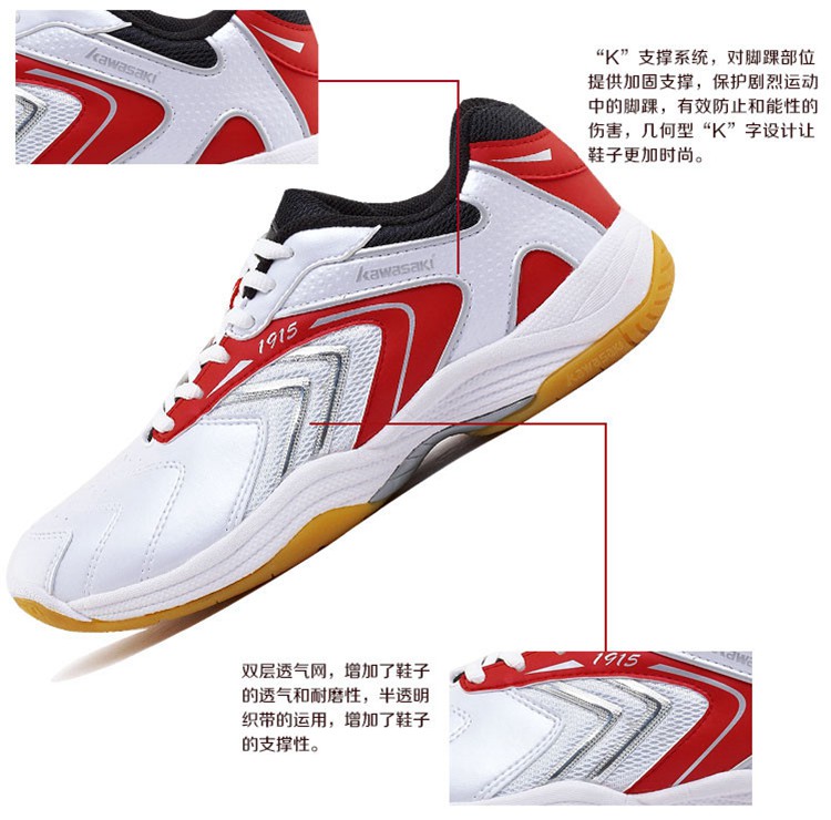 Giày cầu lông Kawasaki giày nam Giày nữ thoáng khí đích thực đuổi theo giày k-061 030 031 032 003 shop giày cầu lông giá rẻ