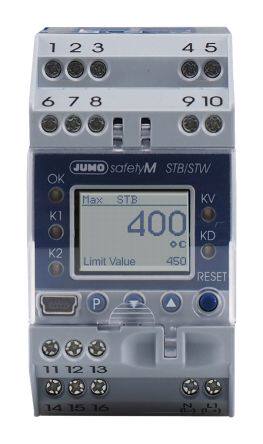 Temperature limiter Jumo 701150 8-01-0253-2001-25 005 Jumo STB STW