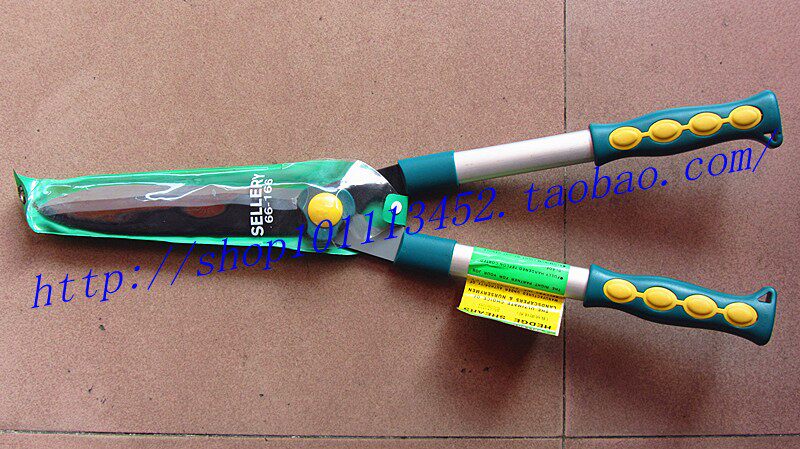 Taiwan SELLERY horticultural shears hedge shears branch pruning scissors garden lawn shears big grass scissors 66-166