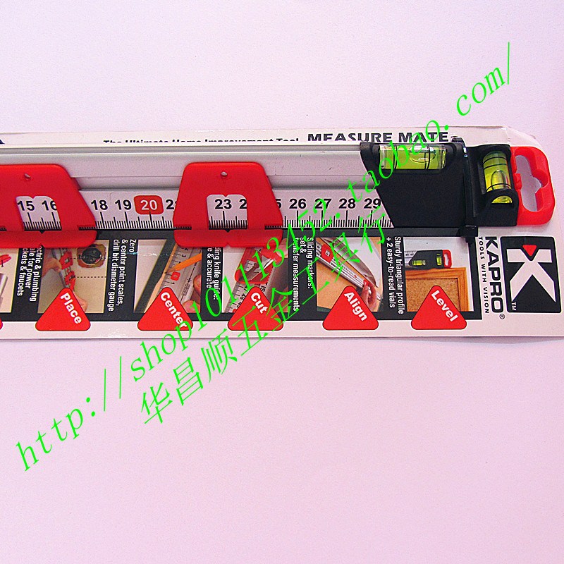 Israel KAPRO Carabao Card Triangular Level Gradienter level 12 inch flat water scale 313
