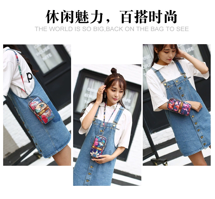 Điện thoại di động mới túi nữ ly hợp túi thể thao túi nhỏ purse mini treo cổ chạy cổ tay túi cánh tay túi túi đeo chéo nam 