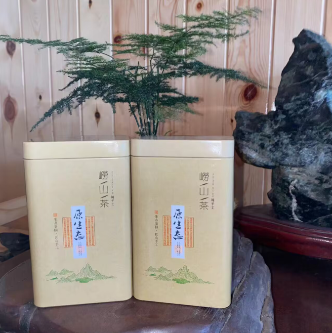 Qingdao specialty authentic Laoshan green tea 2023 new tea head hand-curled Biluochun bean fragrance strong souvenir